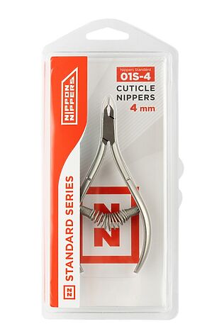 KRISTALLER Nippon Nippers Кусачки маникюрные для кутикулы / Standard NN_NS-01S-4, спиральная пружина, ручная заточка, 4 мм #1110587
