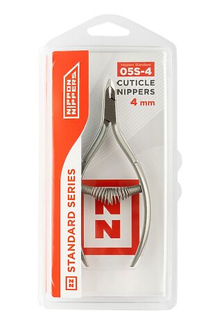 KRISTALLER Nippon Nippers Кусачки маникюрные для кутикулы / Standard NN_NS-05S-4, спиральная пружина, ручная заточка, 4 мм #1110593