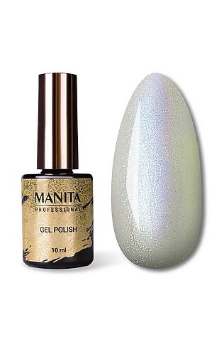 KRISTALLER Manita Professional Гель-лак для ногтей / Classic №105, Arctic White, 10 мл #1110616