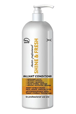 KRISTALLER Frezy Grand Кондиционер для волос с яблочным уксусом / Shine & Fresh Brilliant Conditioner, 1000 мл #1110632
