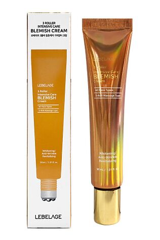 KRISTALLER Lebelage Крем-роллер для лица и век антивозрастной / 3 Roller Intensive Care Blemish Cream, 30 мл #1110691