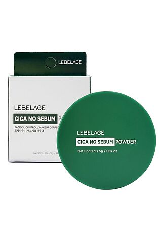 KRISTALLER Lebelage Матирующая пудра с центеллой азиатской / Cica No Sebum Powder, 5 г #1110700