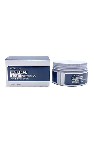 KRISTALLER Lebelage Увлажняющая ночная аква-маска для лица с пептидами / Water Drop Water Drop Peptide Sleeping Pack, 100 мл #1110703