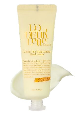 KRISTALLER LODEURLETTE Крем для рук увлажняющий с ароматом иланг-иланг / In England Colorfit Ylang Garden Hand Cream, 50 мл #1110727