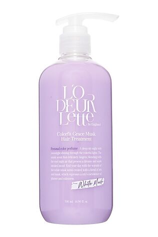 KRISTALLER LODEURLETTE Парфюмированная маска для волос c ароматом белого мускуса / In England Colorfit Grace Musk Hair Treatment, 500 мл #1110735