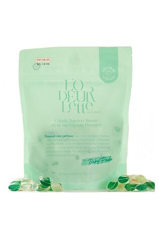 KRISTALLER LODEURLETTE Капсулы для стирки белья / In England Colorfit Powderly Breeze All in One Capsule Detergent, 17 г x 30 #1110745
