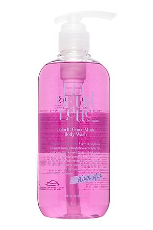 KRISTALLER LODEURLETTE Парфюмированный гель для душа с ароматом белого мускуса / In England Colorfit Body Wash Grace Musk, 500 мл #1110747