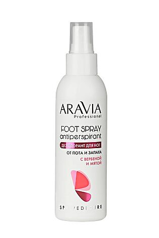 KRISTALLER Aravia Дезодорант для ног с вербеной и мятой / Foot Spray Antiperspirant, 150 мл #1110768