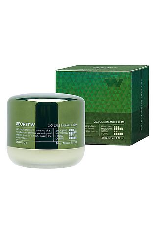 KRISTALLER Enough Крем для лица с экстрактом центеллы азиатской / Secret With Cica Care Balance Cream, 80 г #1110791