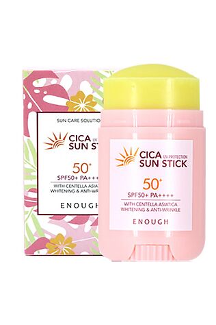 KRISTALLER Enough Стик солнцезащитный для лица и тела с центеллой / Cica Sun Stick SPF50+/PA++++, 20 г #1110796