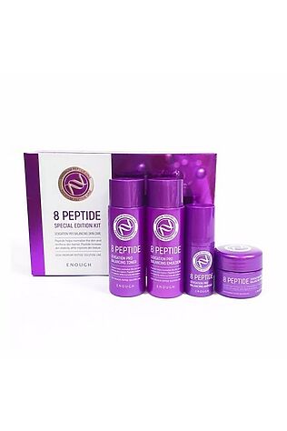 KRISTALLER Enough Набор для лица с пептидами / Premium 8 Peptide Special Edition Kit 4 Set, 55 мл x 2, 10 мл, 20 мл #1110808