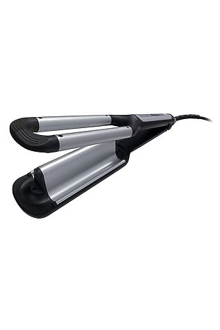 KRISTALLER Harizma Плойка для завивки волос тройная / Pro Waver h10331W, 15 мм, 135 Вт, черный #1110821