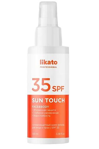 KRISTALLER Likato Солнцезащитный крем-флюид для лица и тела с SPF 35, 100 мл #1110846