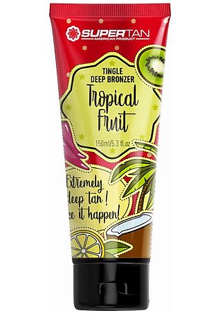 KRISTALLER SuperTan Крем для загара тропические фрукты с тингл-эффектом / Tropical Fruits, 150 мл #1110858
