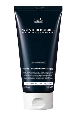 KRISTALLER Lador Увлажняющий шампунь для объёма и гладкости волос / Wonder Bubble, 50 мл #1110883