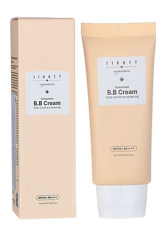 KRISTALLER Jigott Солнцезащитный B.B крем для лица / Signature Sunscreen B.B Cream SPF50+ PA++++, 50 мл #1111533