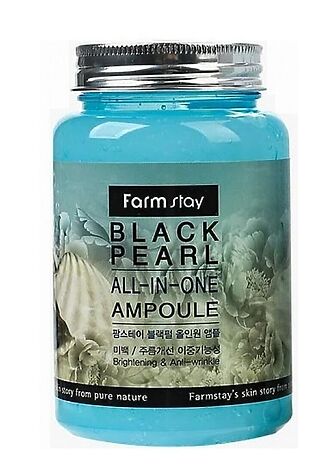 KRISTALLER Farm Stay Ампульная сыворотка для лица с экстрактом жемчуга / Black Pearl All-In One Ampoule, 250 мл #1111703