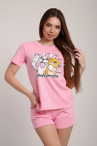 НАТАЛИ Пижама с шортами ЕКШ-1069 #1117320