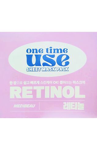 KRISTALLER MEDIBEAU Набор тканевых масок для лица с ретинолом / One Time Use Retinol Sheet Mask Pack, 30 шт. #1119147