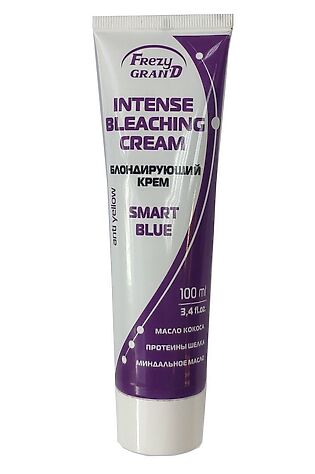 KRISTALLER Frezy Grand Блондирующий крем для волос / Intence Bleaching Сream Smart Blue (anti yellow), 100 мл #1119376
