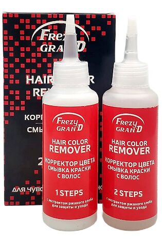 KRISTALLER Frezy Grand Корректор цвета для удаления краски с волос / Hair Color Remover 2 steps, 125 мл x 2 #1119382