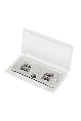 KRISTALLER Nail Art Магнитные накладные ресницы №03, 4 шт, 5-11 х 11 мм #1119398