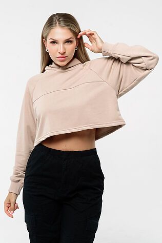 НАТАЛИ Свитшот 2 оверсайз короткий #1119839