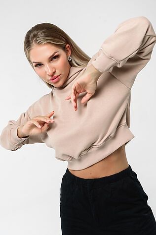 НАТАЛИ Свитшот 1 оверсайз короткий #1119848