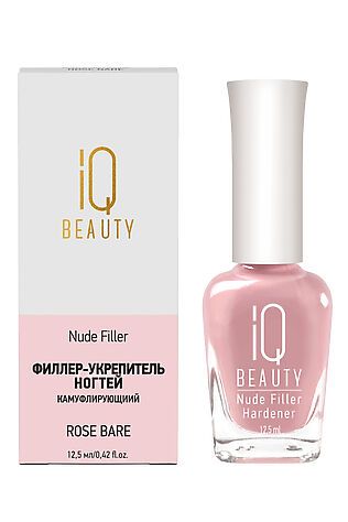 KRISTALLER IQ Beauty Филлер-укрепитель с камуфлирующим эффектом / Nude Filler 02 Rose Bare, глянцевый финиш, 12,5 мл #1120980