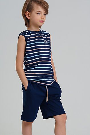 PLAYTODAY Комплект трикотажный для мальчиков: фуфайка (футболка), шорты #1121878