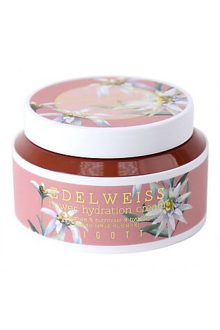 KRISTALLER Jigott Уценка Увлажняющий крем для лица с экстрактом эдельвейса / Edelweiss Flower Hydration Cream, 100 мл #1122374