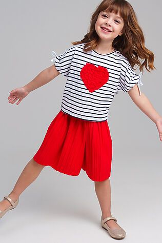 PLAYTODAY Джемпер трикотажный для девочек (футболка) #1122502