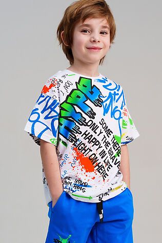 PLAYTODAY Фуфайка трикотажная для мальчиков (футболка) #1122508