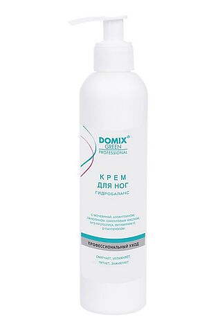 KRISTALLER Domix Green Уценка Professional Крем для ног гидробаланс с мочевиной, аллантаином, ланолином, 250 мл. #1122878