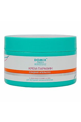 KRISTALLER Domix Green Professional Уценка Крем-парафин с аминокислотами шелка «Сладкий апельсин», 200 мл. #1122887