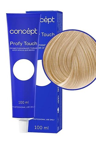 KRISTALLER Concept Profy Touch 12.77 Профессиональный крем-краситель для волос, экстрасветлый интенсивно-бежевый, 100 мл #1124879