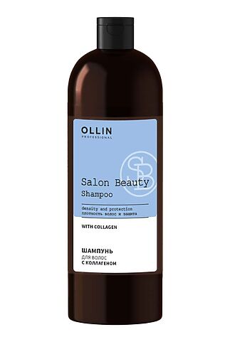KRISTALLER Ollin Шампунь для волос с коллагеном / Salon Beauty, 1000 мл #1125690