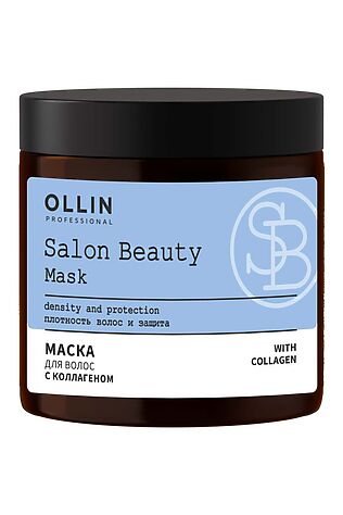 KRISTALLER Ollin Маска для волос с коллагеном / Salon Beauty, 500 мл #1125692
