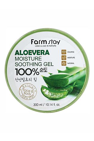 KRISTALLER Farm Stay Многофункциональный гель с экстрактом алоэ вера / Aloevera Moisture Soothing Gel, 300 мл #1126745