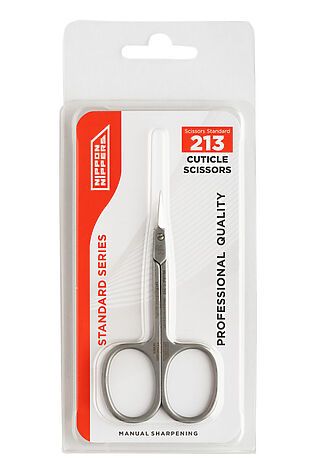 KRISTALLER Nippon Nippers Ножницы маникюрные для кутикулы / Standard NN_S-213, ручная заточка, 91 мм #1130015
