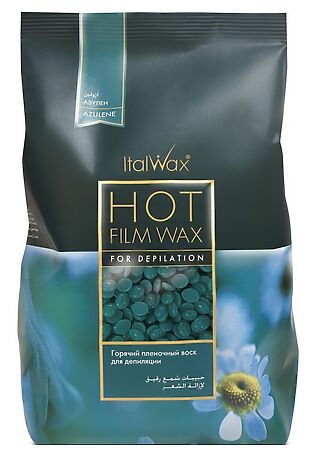 KRISTALLER ItalWax Воск горячий плёночный Азулен, в пакете, 500 г #1130026