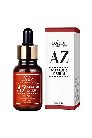 KRISTALLER Cos De BAHA Противовоспалительная сыворотка с азелаиновой кислотой / AZ Azelaic Acid 10 Serum, 30 мл #1130080