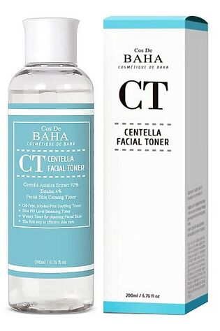 KRISTALLER Cos De BAHA Восстанавливающий тонер с 92% центеллы / CT Centella Facial Toner, 200 мл #1130085