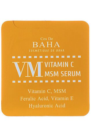 KRISTALLER Cos De BAHA Сыворотка для лица с витамином С и MSM / Vitamin C MSM Serum Sample (VM), 1,5 мл #1130100