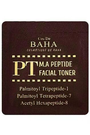 KRISTALLER Cos De BAHA Пептидный тонер для лица с матриксилом и аргирелином / M.A. Peptide Facial Toner Sample (PT), 1,5 мл #1130105