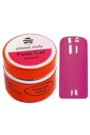 KRISTALLER Planet Nails Гель-паста для дизайна ногтей, розовый, 5 мл #1130404