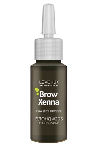 KRISTALLER BrowXenna Хна для бровей, блонд №205, 10 мл #1130533