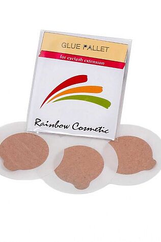 KRISTALLER Lash Secret Поднос для клея с фиксацией 10 шт/уп Rainbow Cosmetic #1130562
