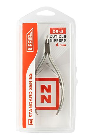 KRISTALLER Nippon Nippers Кусачки маникюрные для кутикулы / Standard NN_NS-05-4, двойная пружина, ручная заточка, 4 мм #1130617