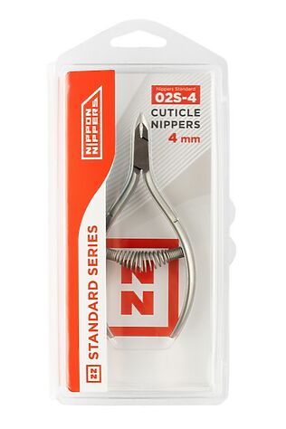 KRISTALLER Nippon Nippers Кусачки маникюрные для кутикулы / Standard NN_NS-02S-4, спиральная пружина, ручная заточка, 4 мм #1130618